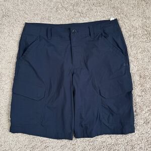 Men’s Under Armour Fish Hunter Cargo Shorts 34x10 Black 1304649 UPF 30